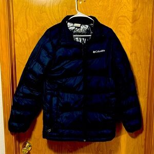 Blue Columbia puffer jacket